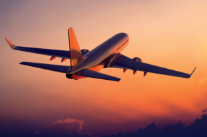 sunset-plane